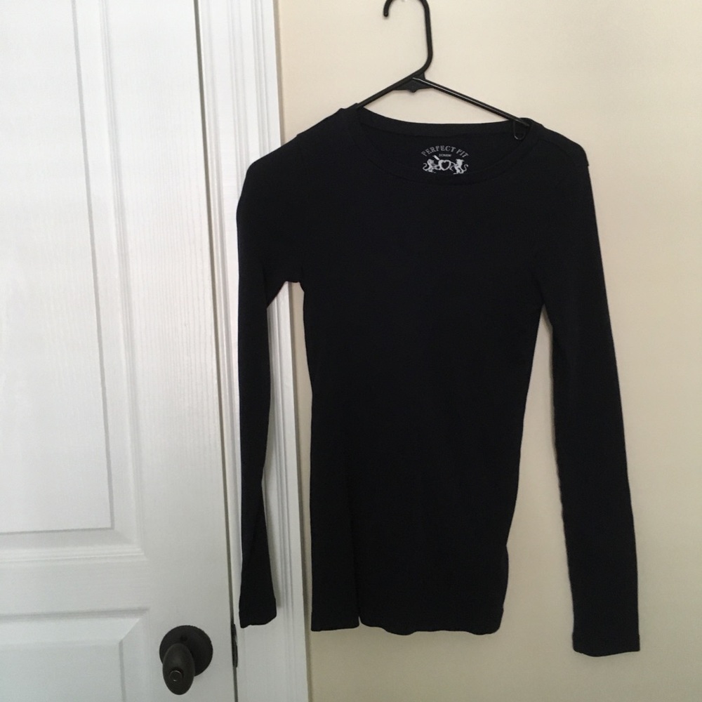 J. Crew Black Perfect Fit Top